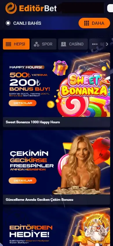 Editörbet Giriş Süreci